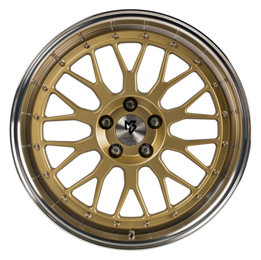 mbDESIGN<br>LV1 - Gold poliert (19x8.5)